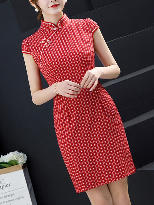 Talyia Plus Size Cheongsam Qipao Casual Work Office Chinese New Year C –  Pluspreorder